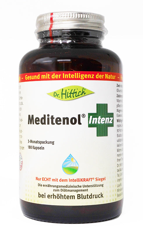 Dr. Hittich Meditenol Intenz, 1/2/4x 180 Kapseln, Olivenblatt, Oleuropin