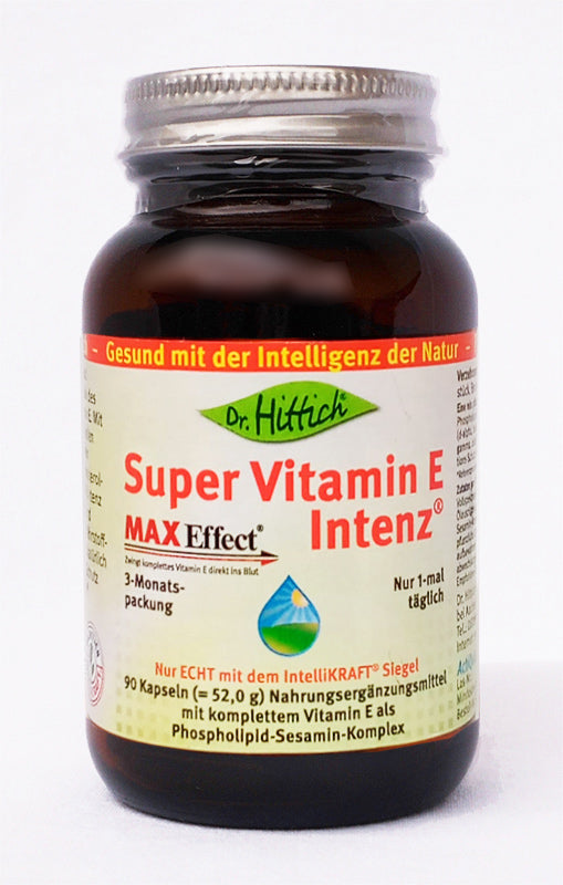 Dr. Hittich Super Vitamin E Intenz, 1/2/4x 90 Kapseln, Tocopherole, Tocotrienole