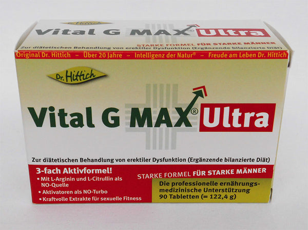 Dr. Hittich Vital G Max Ultra, 1/3/6x 90 Tabletten, L-Arginin, L-Citrullin