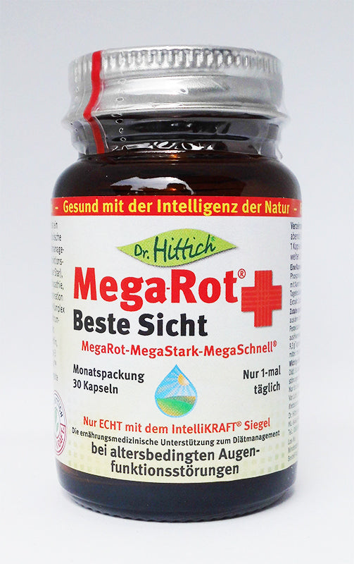 Dr. Hittich MegaRot Beste Sicht, 30 Kaps., Mega-Rot - alterslos-leben