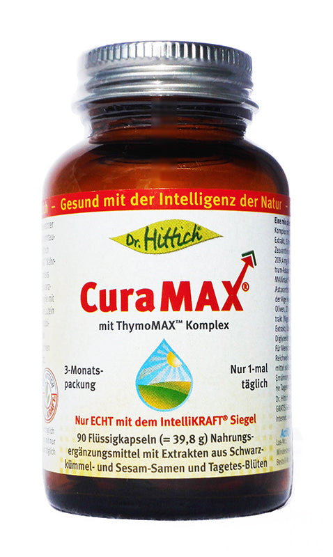 Dr. Hittich CuraMax 1/2/4x 90 Kaps., Schwarzkümmelöl-Extr., Lutein, Zeaxanthin