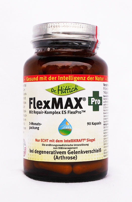 Dr. Hittich FlexMax Pro, 1/2/4x 90 Kaps., Ei-Membran, Astaxanthin - alterslos-leben