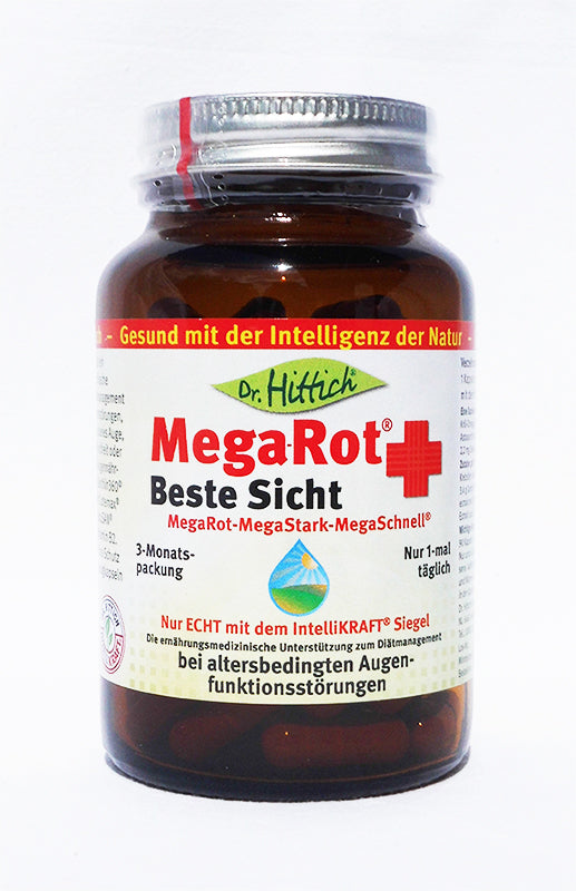 Dr. Hittich MegaRot Beste Sicht, 1/2/4x 90 Kaps. - alterslos-leben