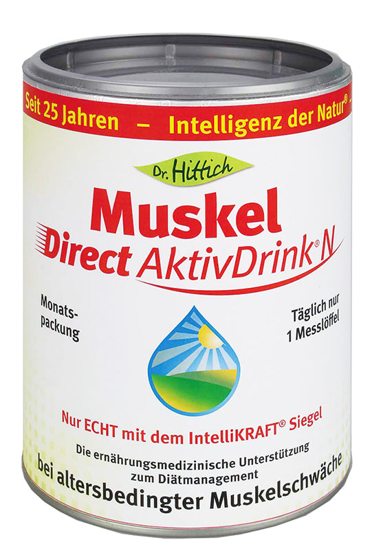 Dr. Hittich Muskel Direct AktivDrink N, 1/3/6x 225 g, lösliches Collagen - alterslos-leben