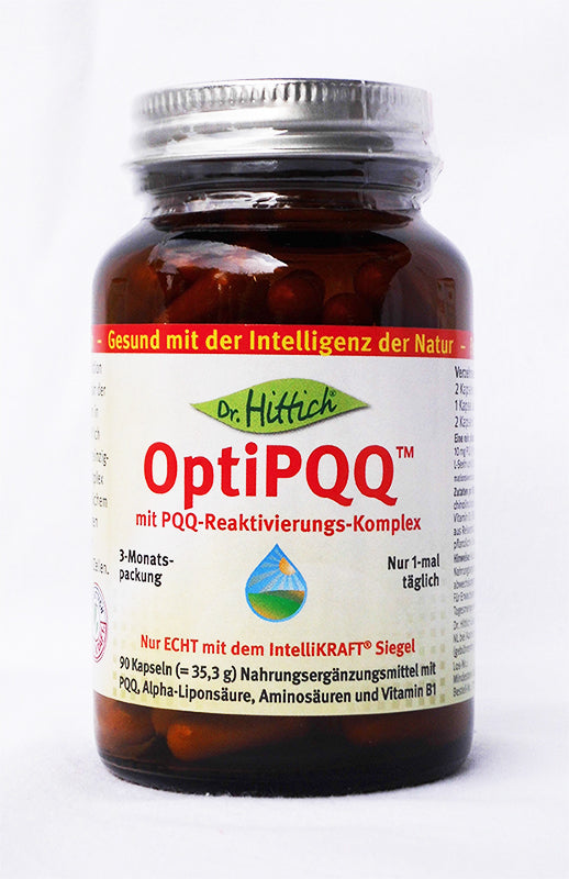 Dr. Hittich OptiPQQ, 1/2/4x 90 Kaps., PQQ-Komplex mit α-Liponsäure - alterslos-leben