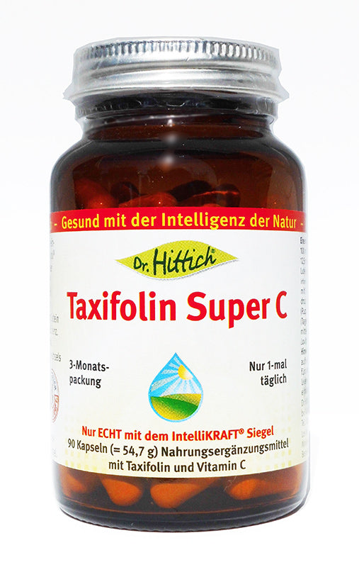 Dr. Hittich Taxifolin Super C, 1/2/4x 90 Kapseln, säureneutrales Vitamin C