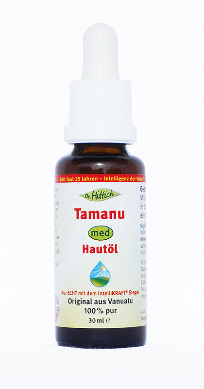 Dr. Hittich Tamanu Hautöl, 1/3/6x 30 ml, Vanuatu, 100% pur - alterslos-leben