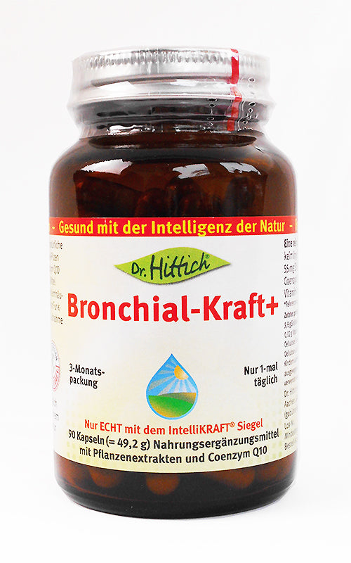 Dr. Hittich Bronchial-Kraft, 1/2/4x 90 K., Flachssamen, Shiitake, Q10
